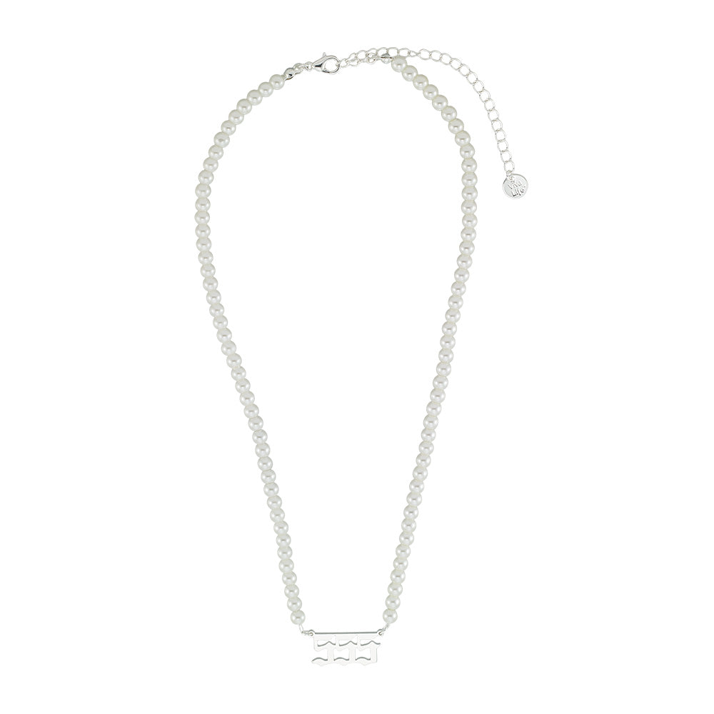 Pearl Angel Number Necklace