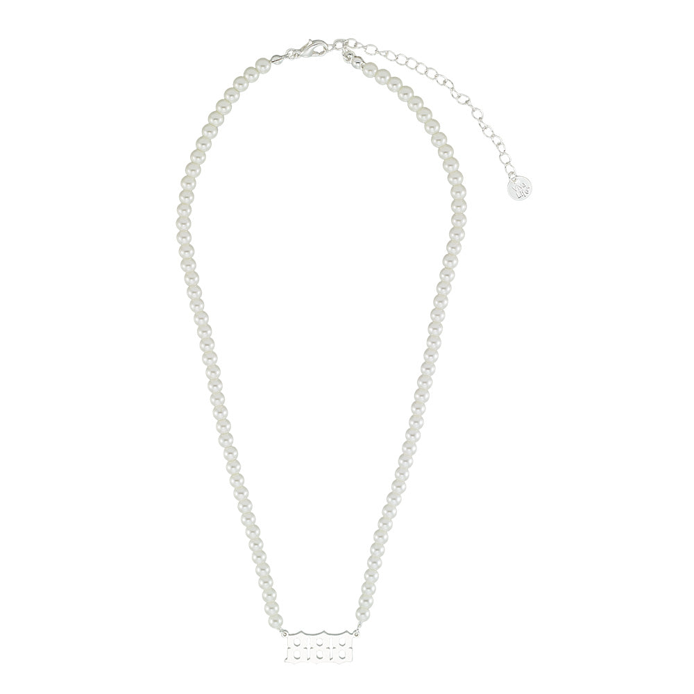 Pearl Angel Number Necklace