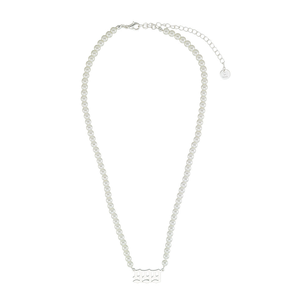 Pearl Angel Number Necklace