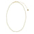 Faux Pearl Metal Bead 16" Necklace