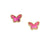 Abalone Butterfly Stud Earrings