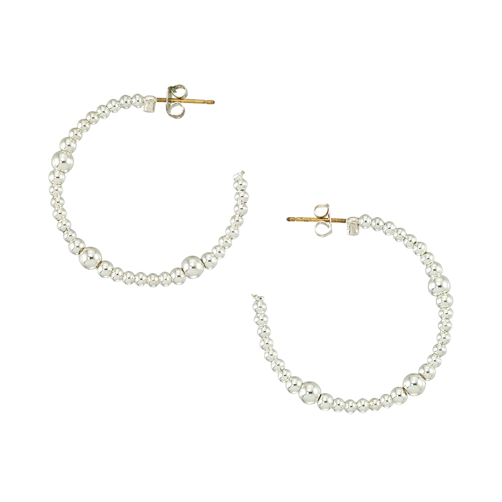 Open-Back Metal Hoop Earrings