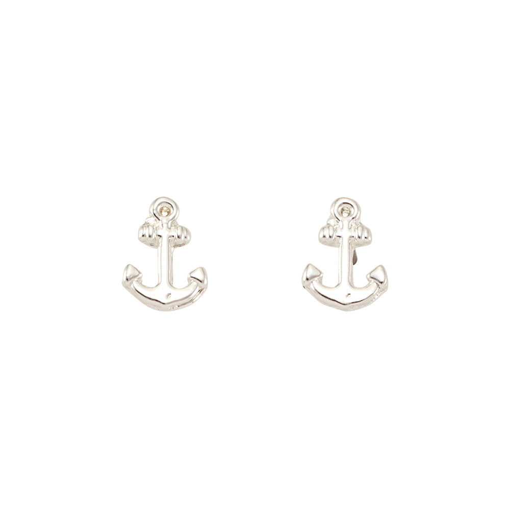 Anchor Stud Earrings
