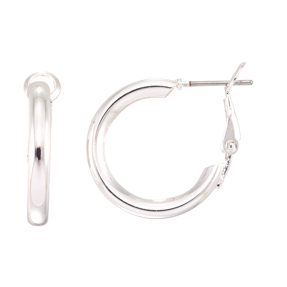 Small Solid Hoop Earrings