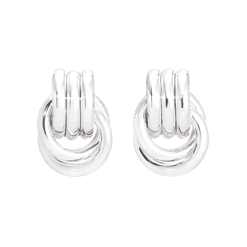 Small Knot Post Earrings