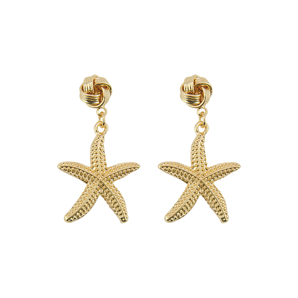 Starfish Statement Post Earrings