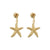 Starfish Statement Post Earrings