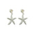 Starfish Statement Post Earrings