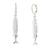 Double-Sided Sardine Huggie Earrings