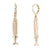 Double-Sided Sardine Huggie Earrings
