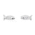 Mini Sardine Stud Earrings