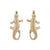 Textured Crocodile Stud Earrings