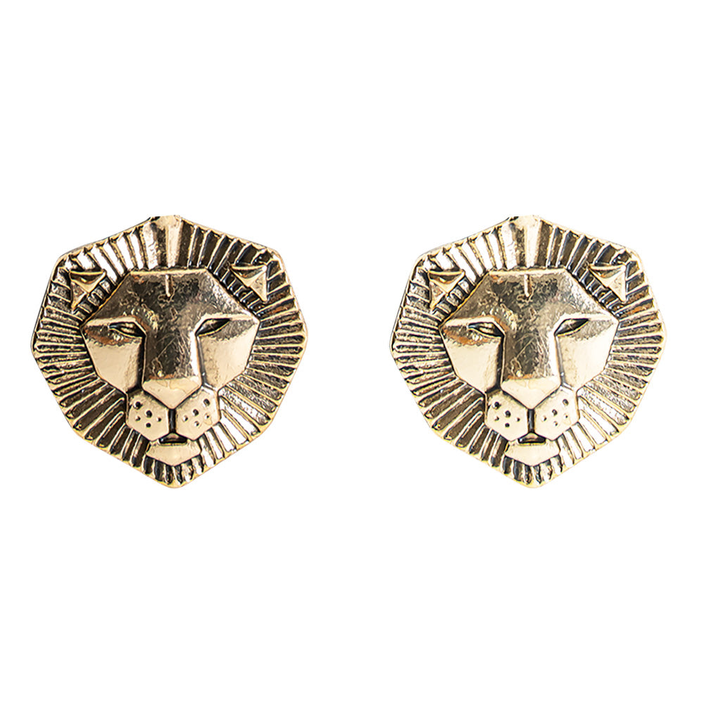 Lion Stud Earrings