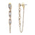 Howlite Drop Chain Earrings