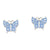 Enamel Butterfly Stud Earrings