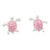 Enamel Sea Turtle Stud Earrings