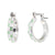 Venice Beach Checkerboard Hoop Earrings