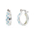 Venice Beach Checkerboard Hoop Earrings