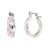 Venice Beach Checkerboard Hoop Earrings