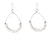 Round Cut Shell Chip Oval Earrings