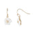 Mother of Pearl Flower Earrings