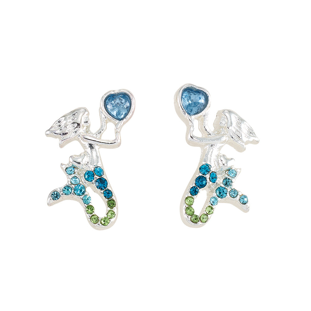 Crystal Mermaid Earrings