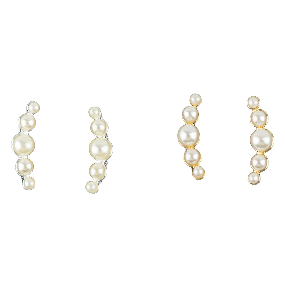 Freshwater Pearl Crawler Earrings