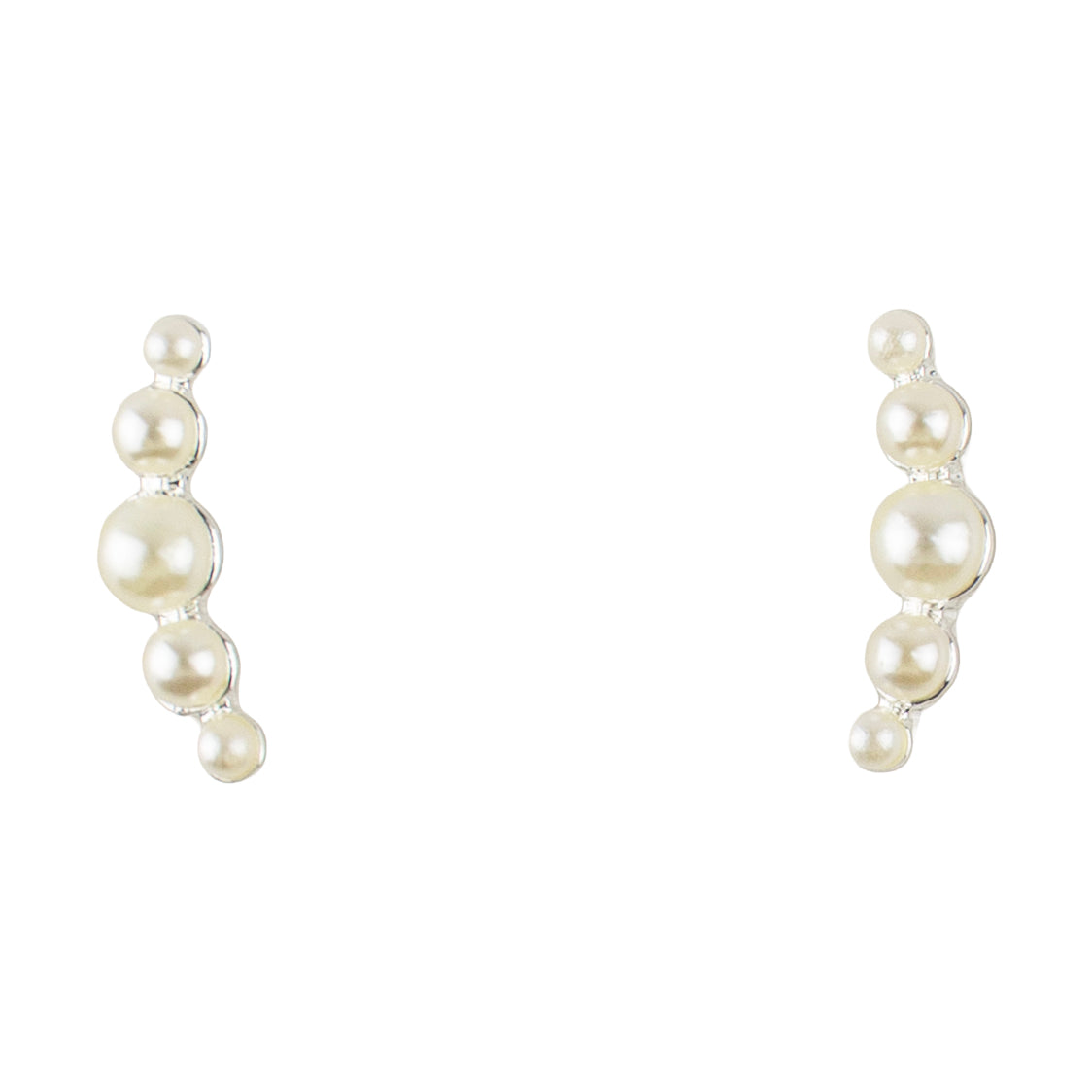 Freshwater Pearl Crawler Earrings