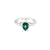 Silver Abalone Turtle Ring