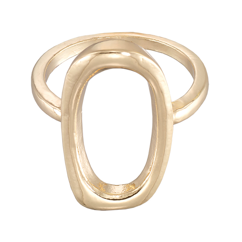 Hallow Oval Ring
