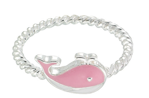 Enamel Whale Ring