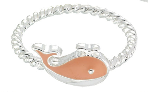 Enamel Whale Ring
