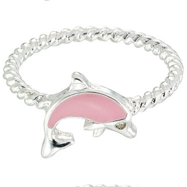 Enamel Dolphin Ring