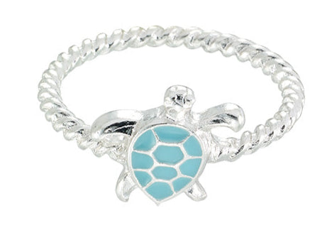 Enamel Sea Turtle Ring