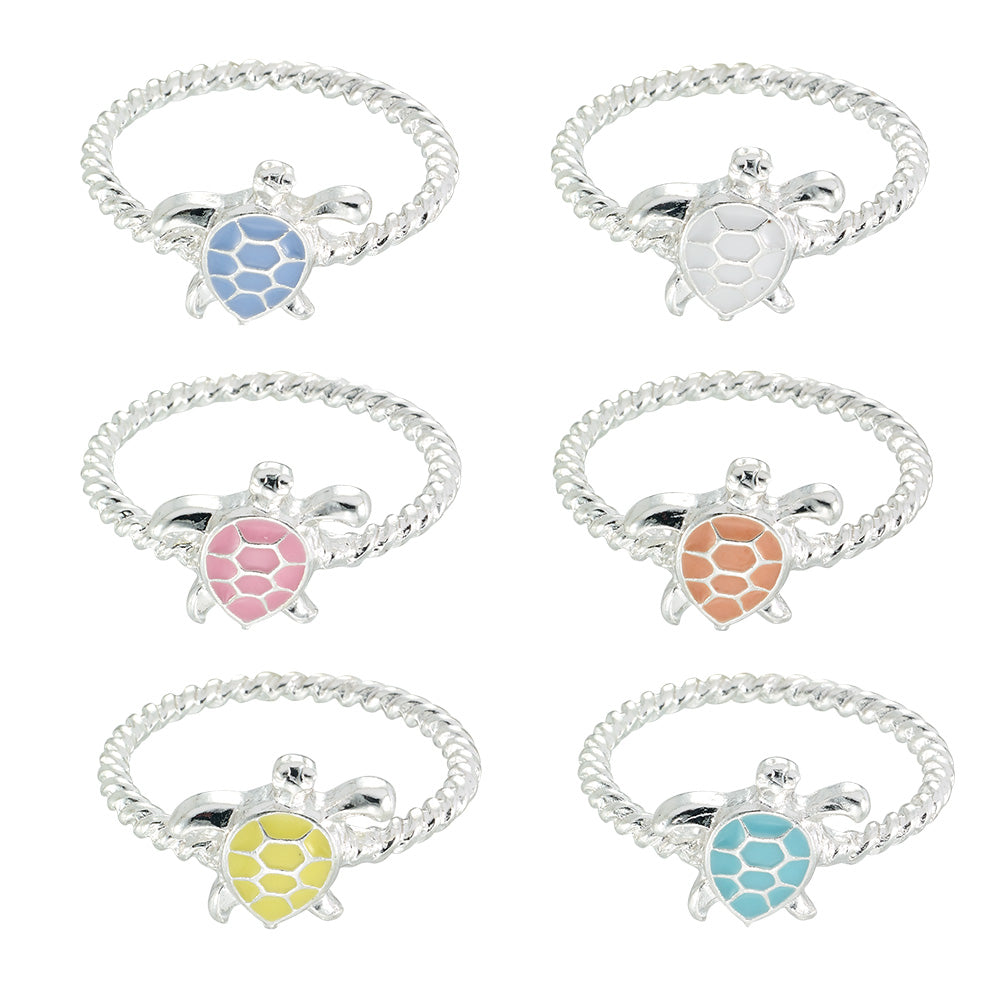 Enamel Sea Turtle Ring
