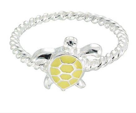 Enamel Sea Turtle Ring