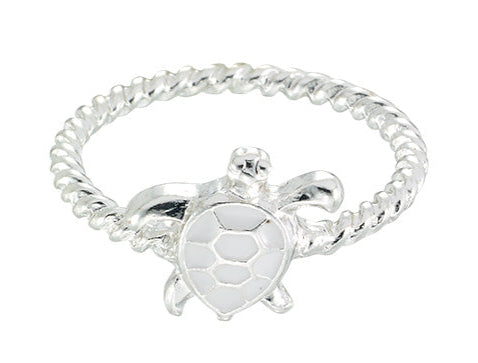 Enamel Sea Turtle Ring
