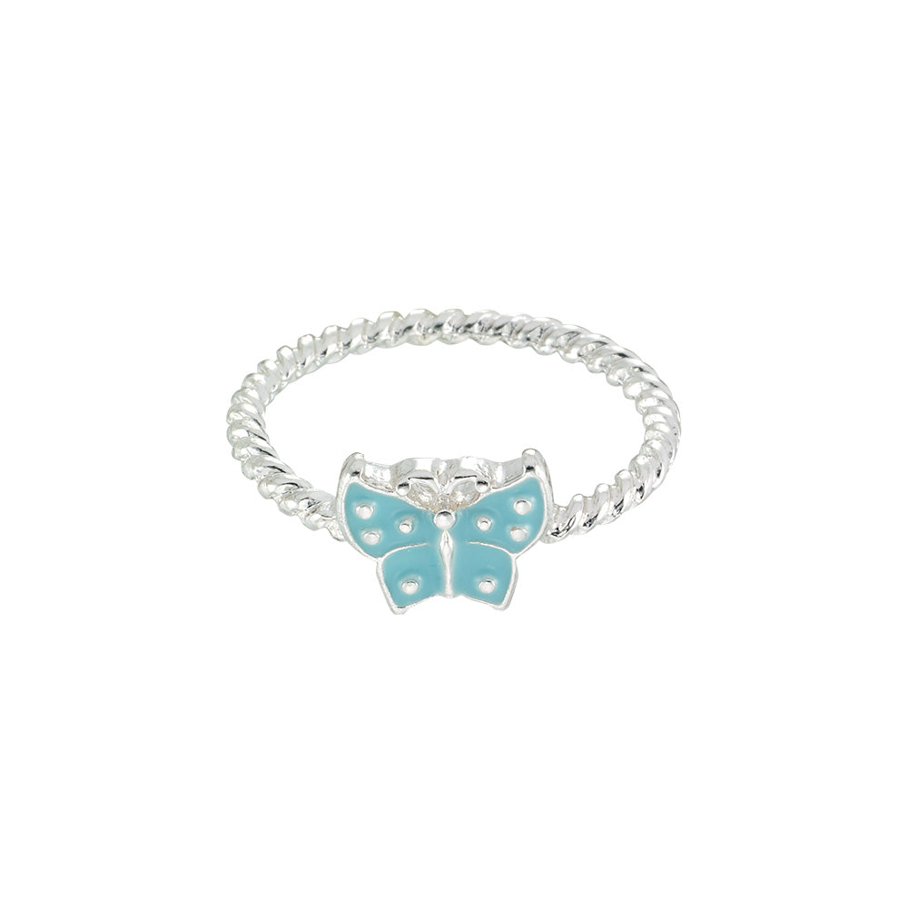 Enamel Butterfly Ring