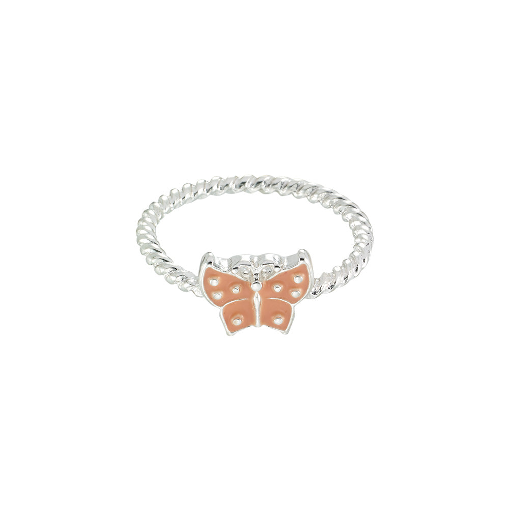 Enamel Butterfly Ring