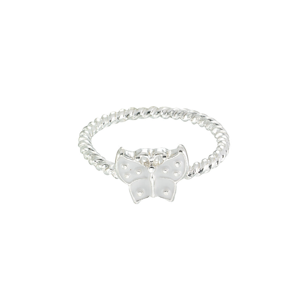Enamel Butterfly Ring