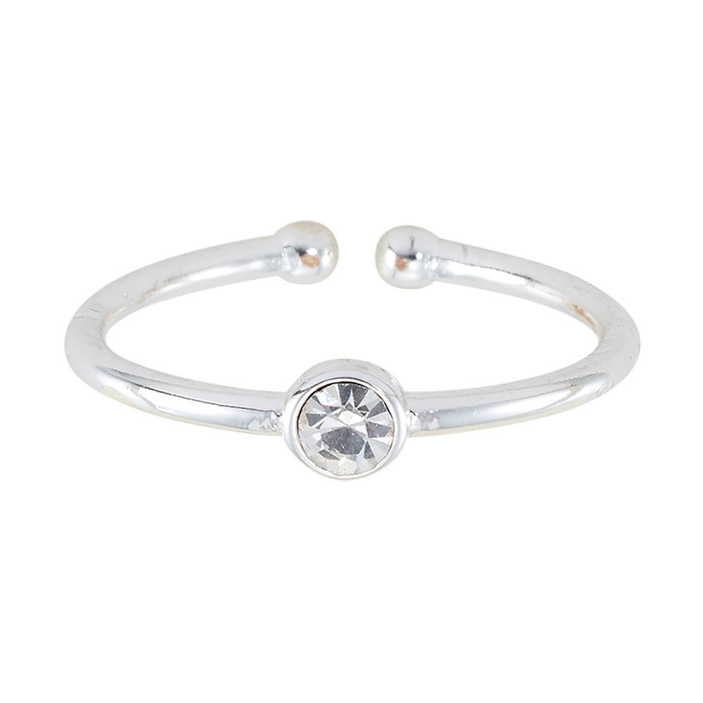 Adjustable Birthstone Ring