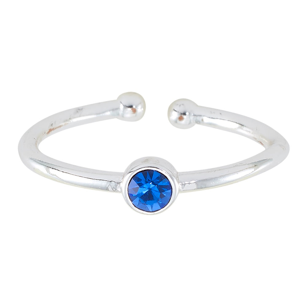 Adjustable Birthstone Ring