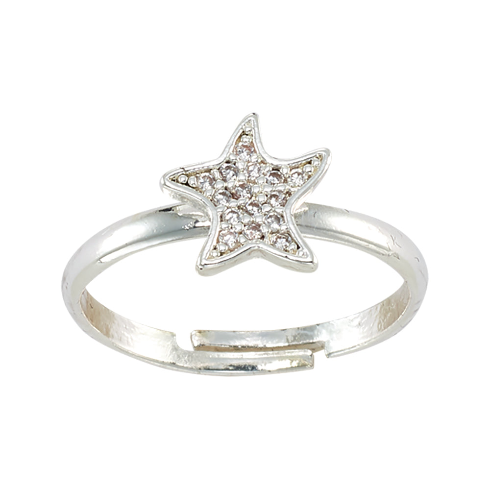 Adjustable Crystal Sealife Rings