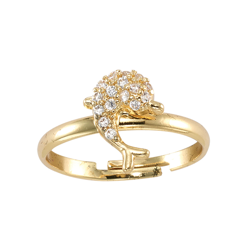 Adjustable Crystal Sealife Rings