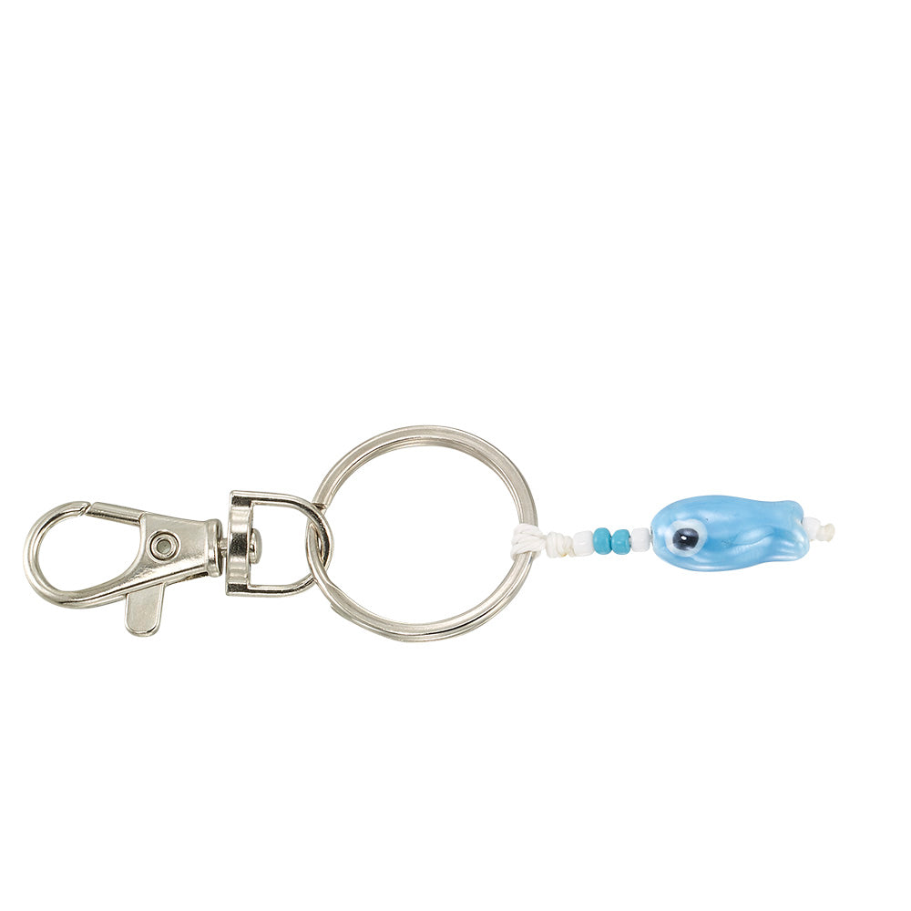 Ceramic Sardine Keychain