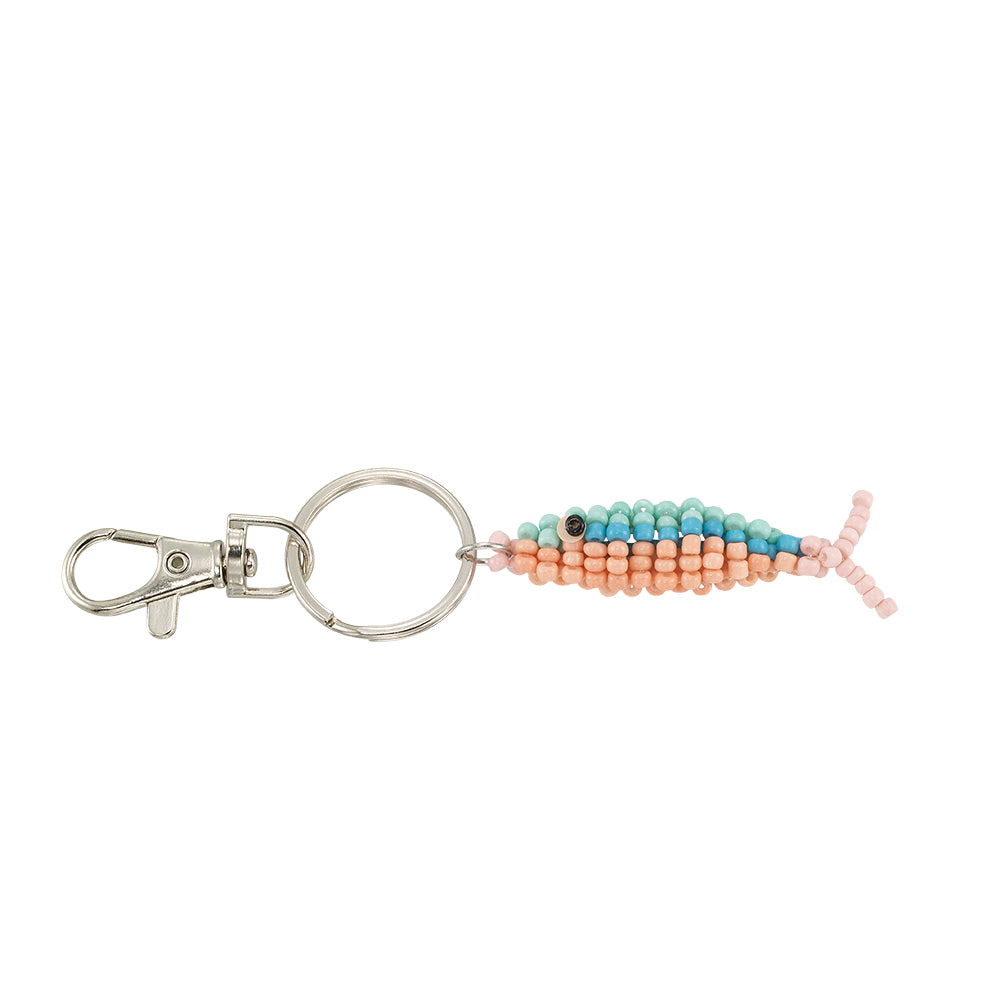 Sardine Seedbead Key Chain