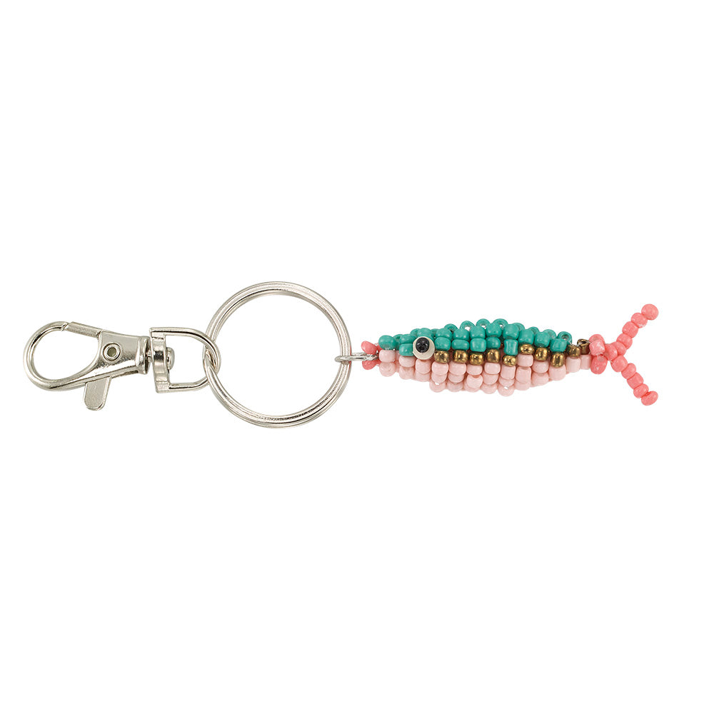 Sardine Seedbead Key Chain