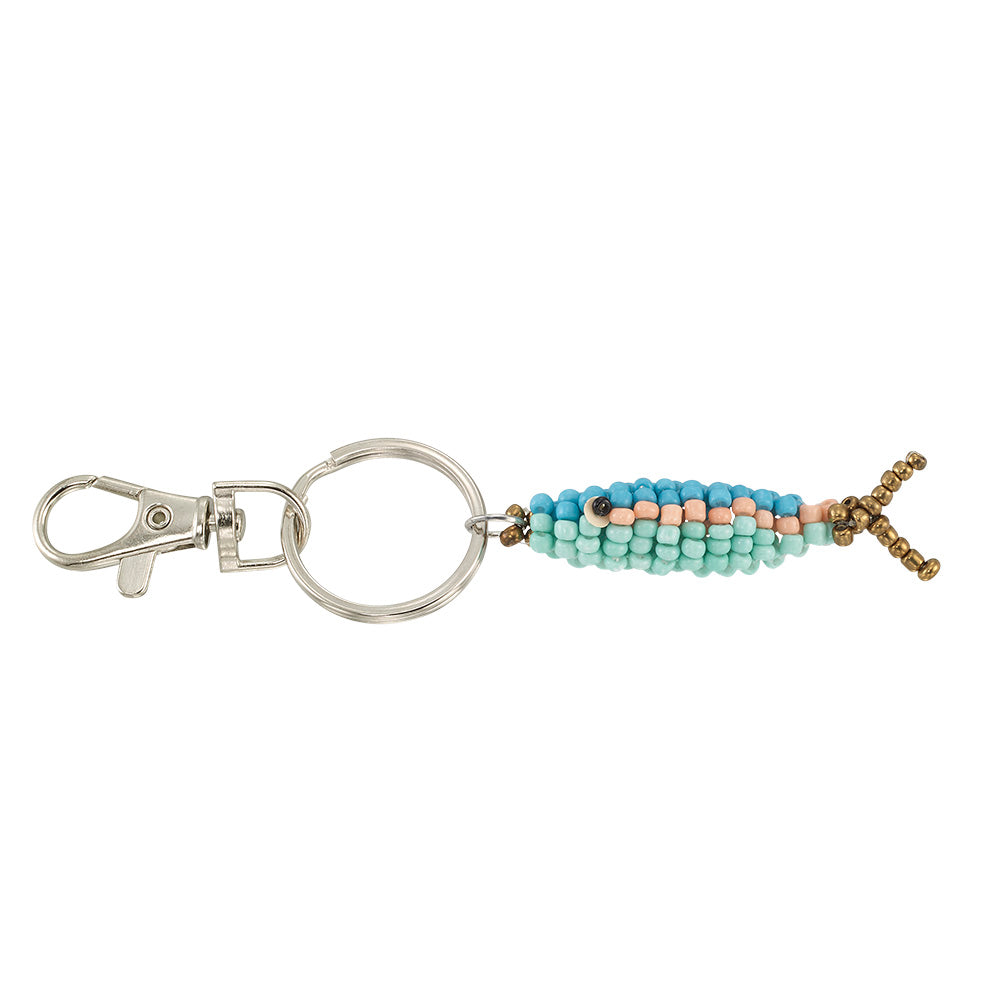 Sardine Seedbead Key Chain