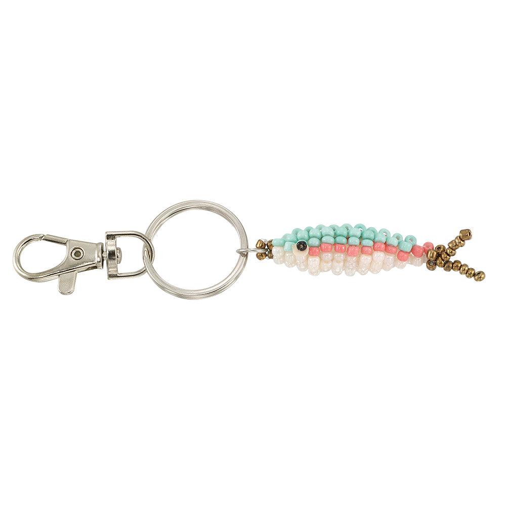 Sardine Seedbead Key Chain