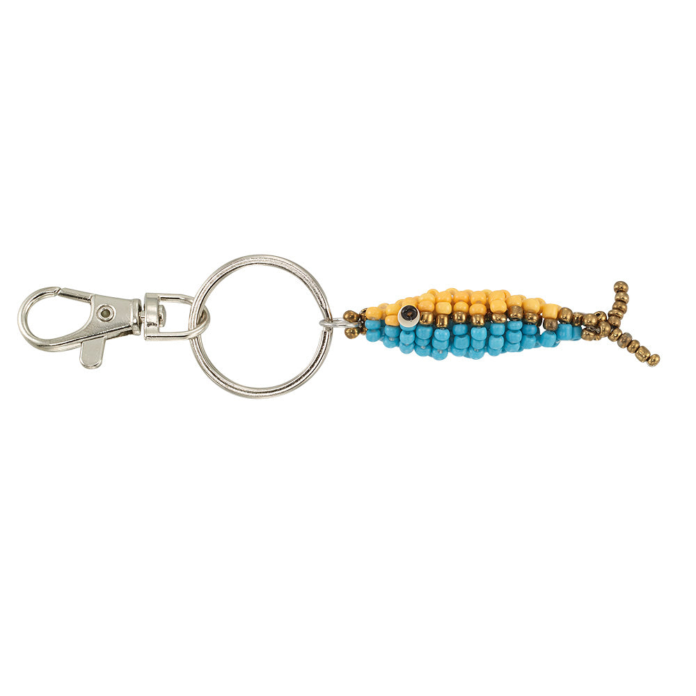 Sardine Seedbead Key Chain